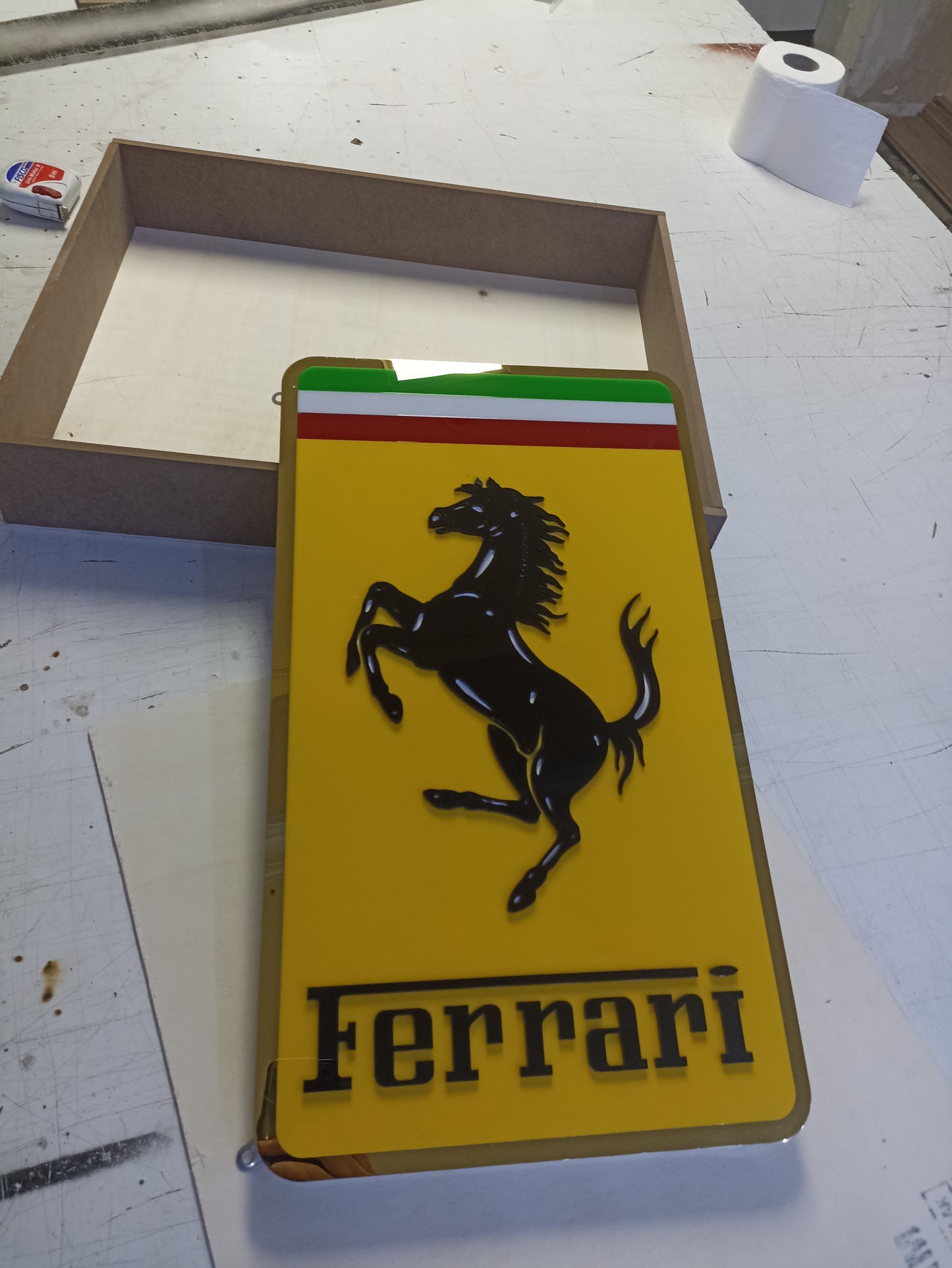 Ferrari-Wall-Decor-Metal -Ferrari-Sign 