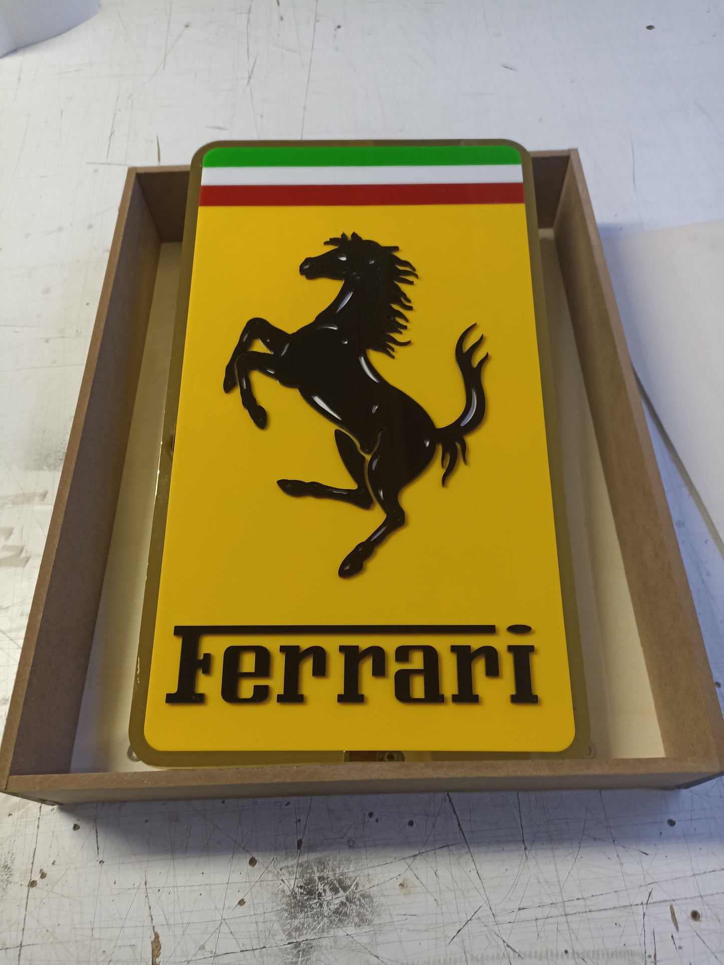 Ferrari Wall Decor Metal Ferrari Sign