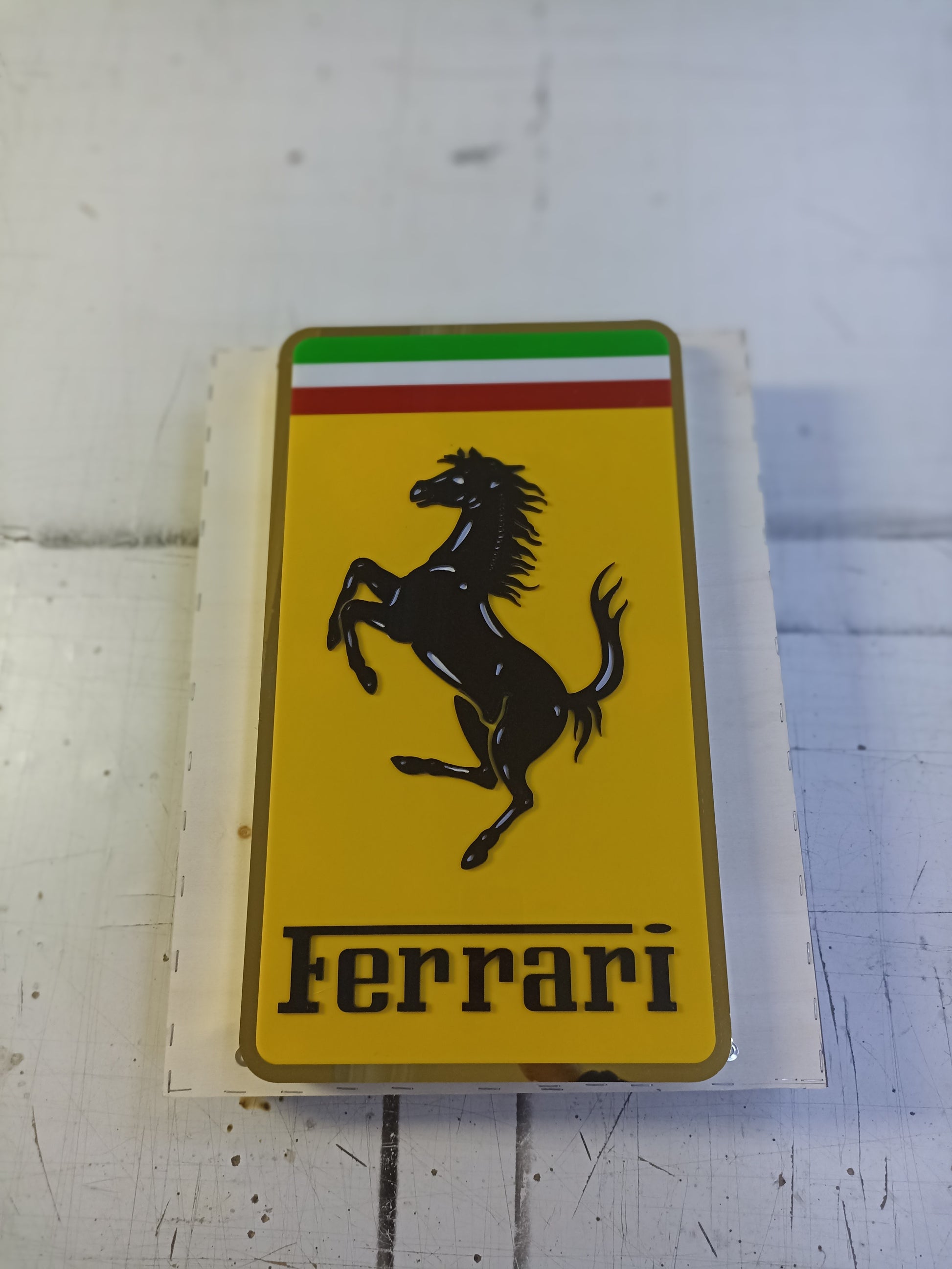 Ferrari Wall Decor Metal Ferrari Sign