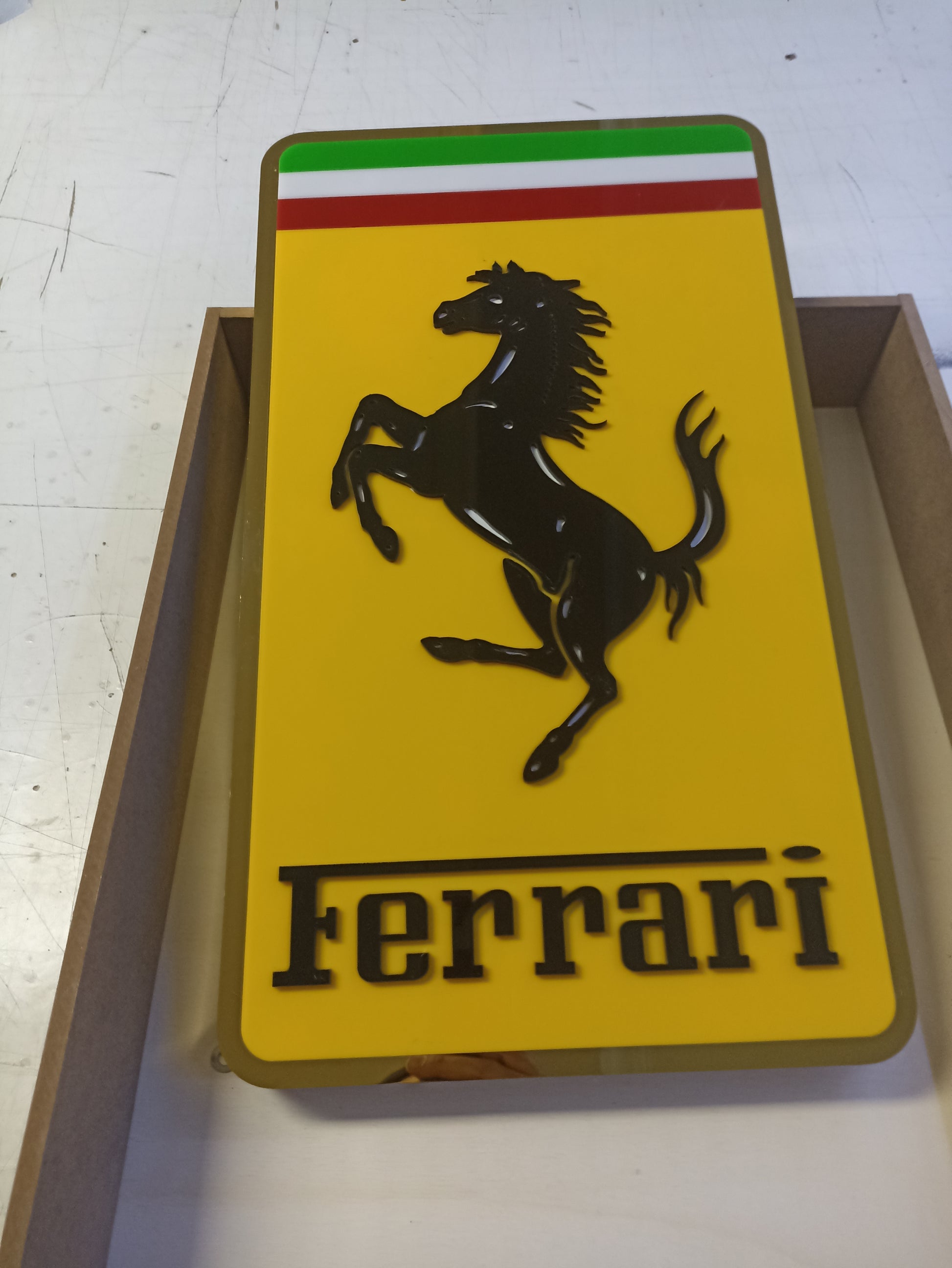 Ferrari Wall Decor Metal Ferrari Sign