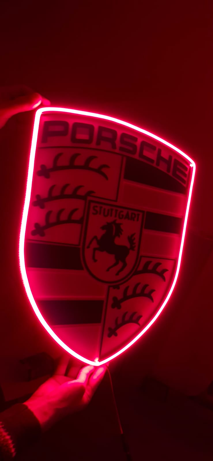 Porsche Neon Sign- 50 cm