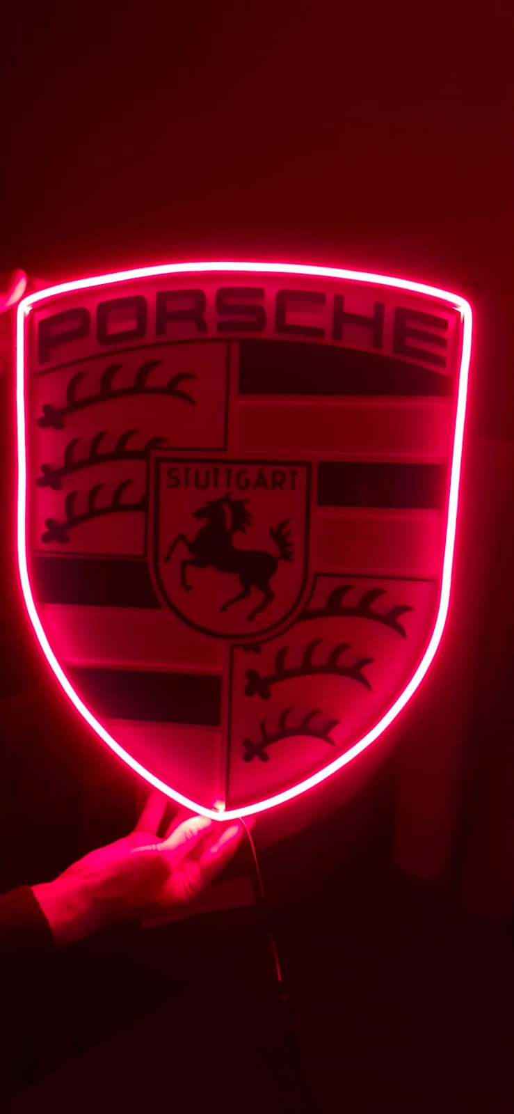 Porsche Neon Sign- 50 cm