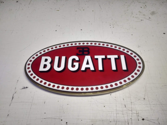 Bugatti Schild, Bugatti Garage Schild, Bugatti Garage Dekoration, Bugatti Emblem 