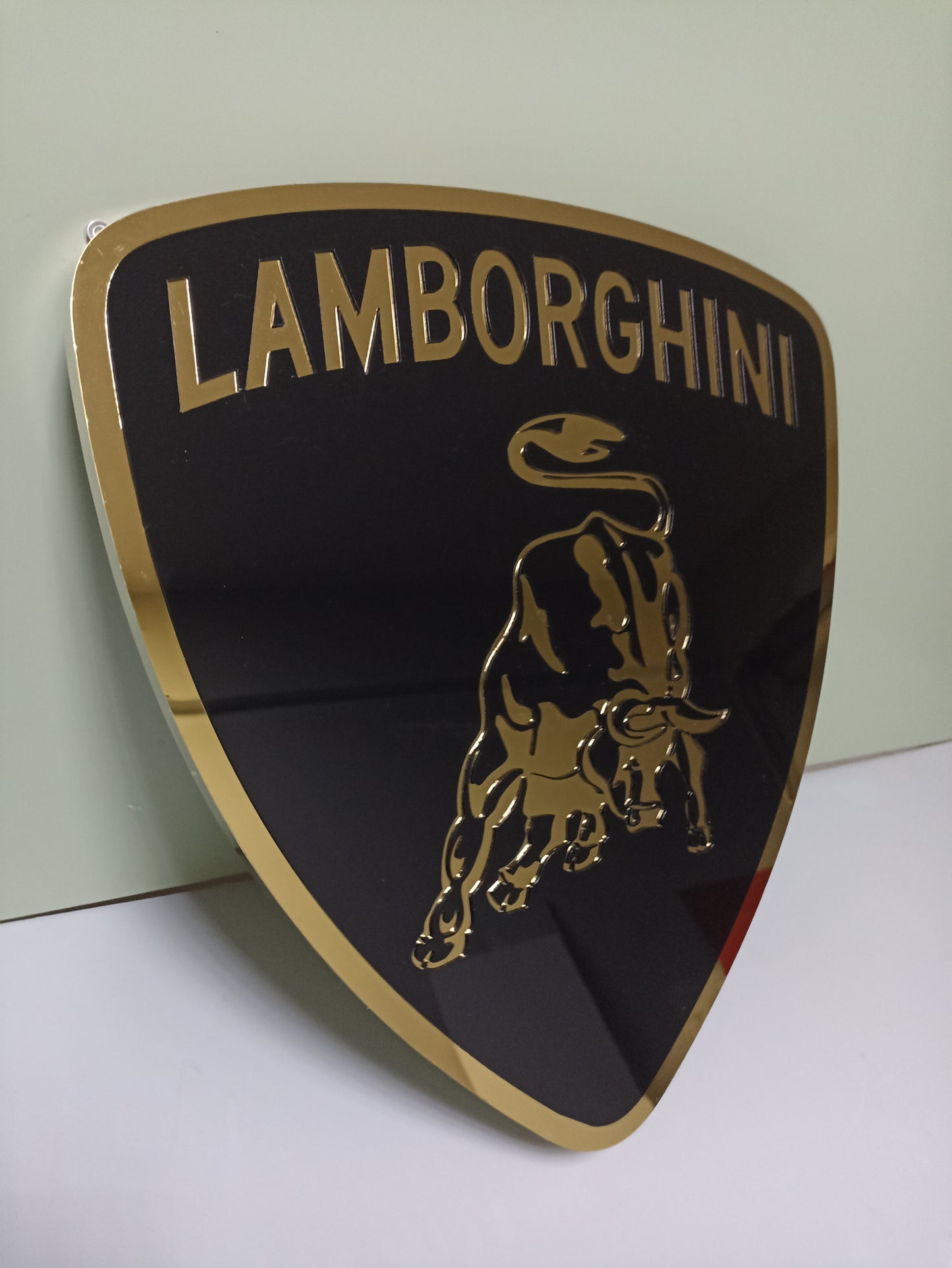 Lamborghini Wall Decor - Metal Lamborghini Sign