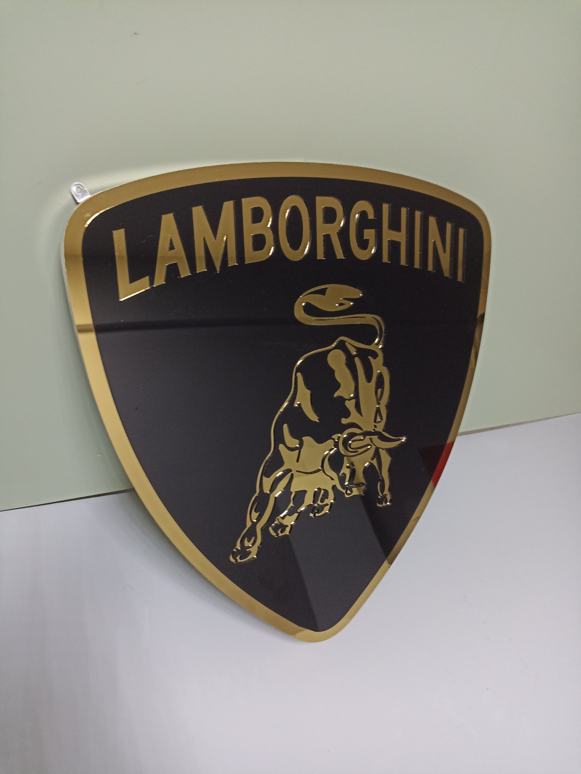 Lamborghini Wall Decor - Metal Lamborghini Sign