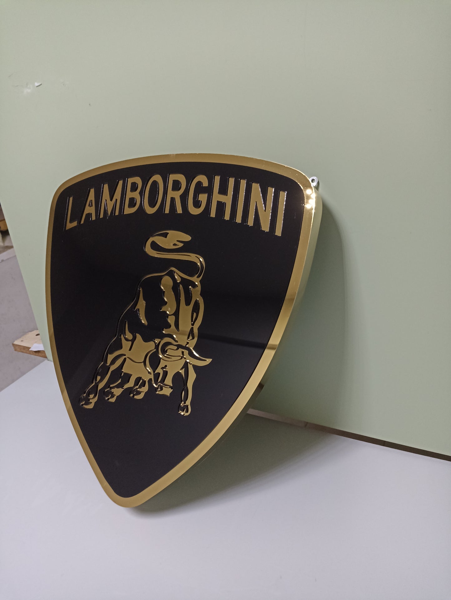 Lamborghini Wall Decor - Metal Lamborghini Sign