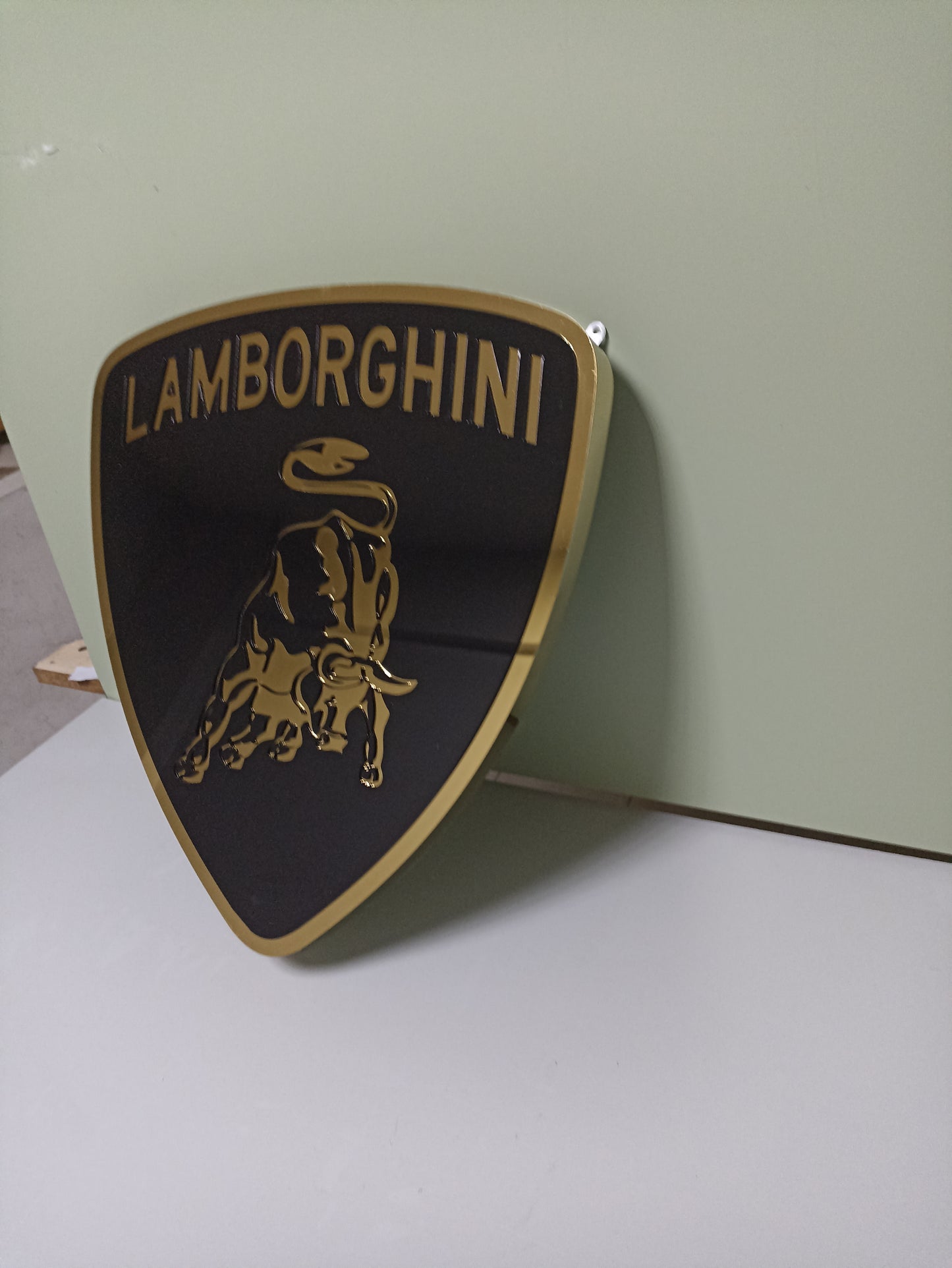 Lamborghini Wall Decor - Metal Lamborghini Sign