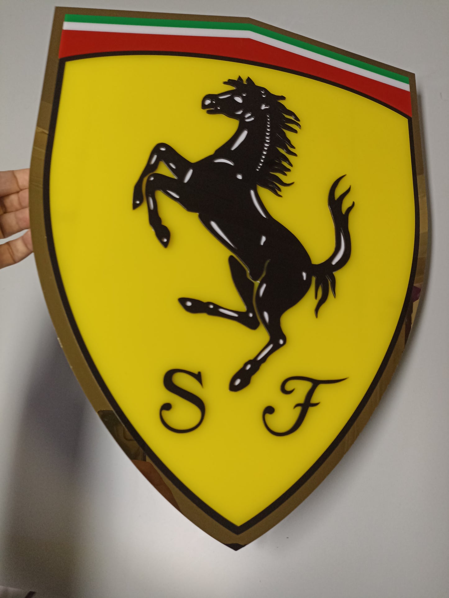 Ferrari Wall Decor - Metal Ferrari Sign