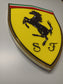 Ferrari Wall Decor - Metal Ferrari Sign