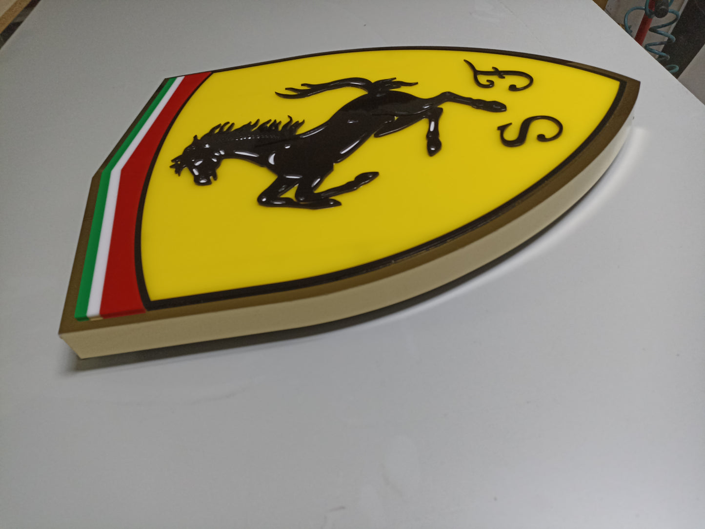 Ferrari Wall Decor - Metal Ferrari Sign