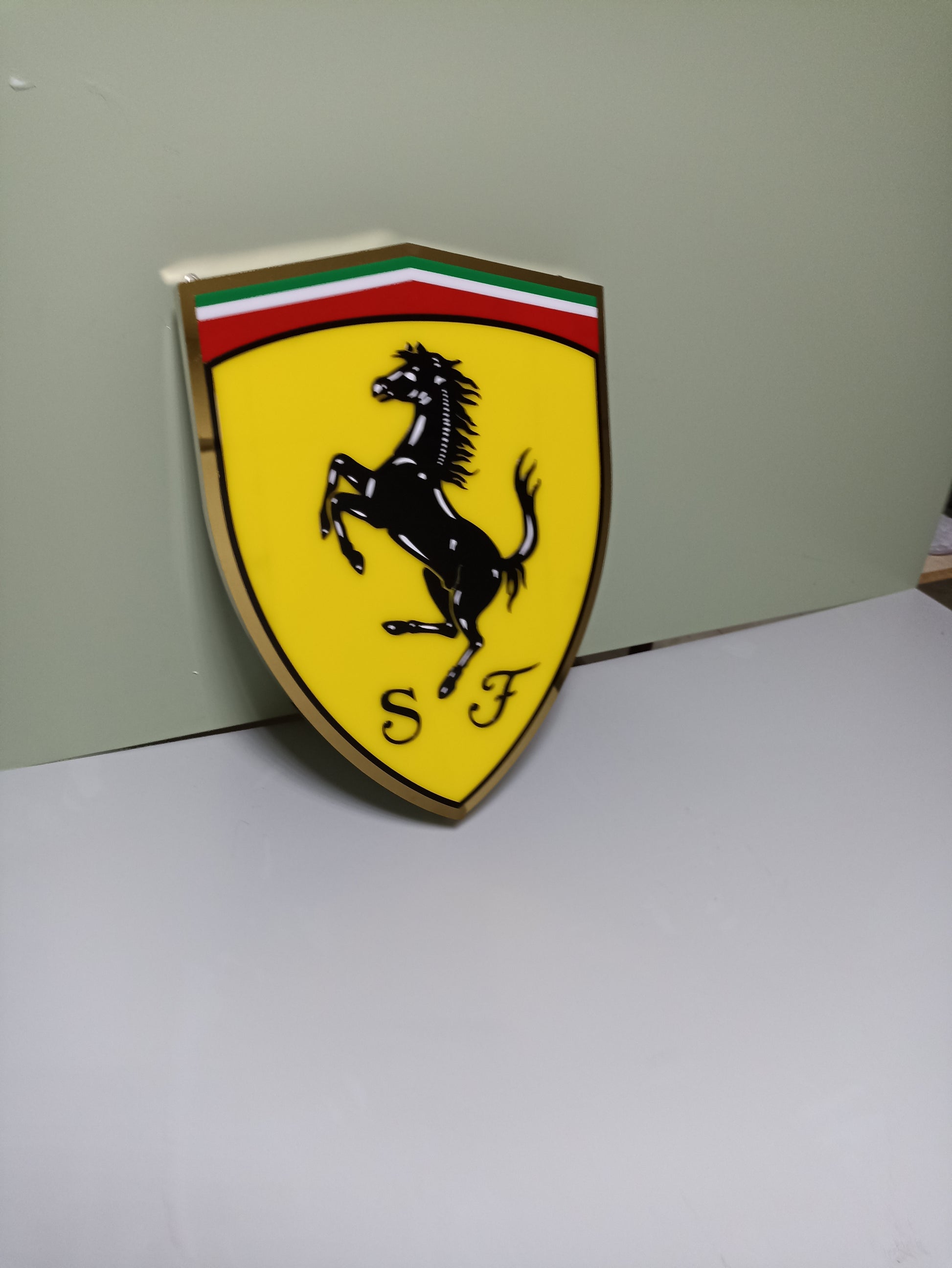 Ferrari Wall Decor - Metal Ferrari Sign