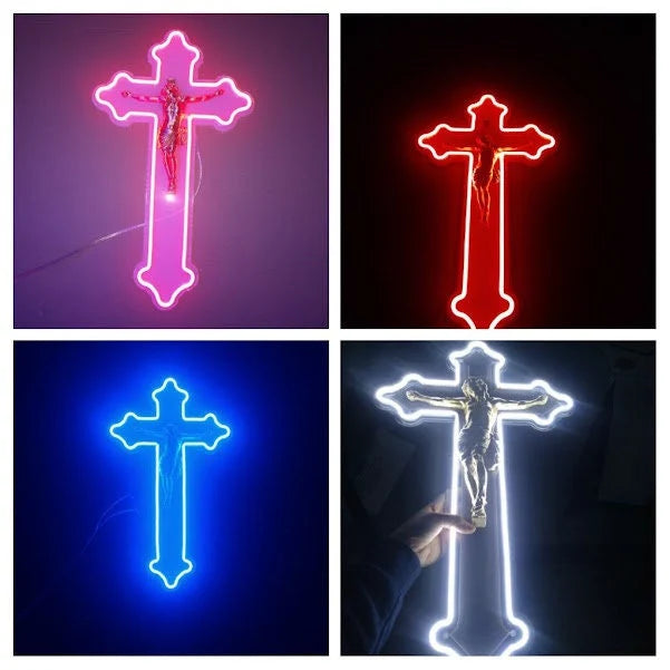 Cross Neon Sign