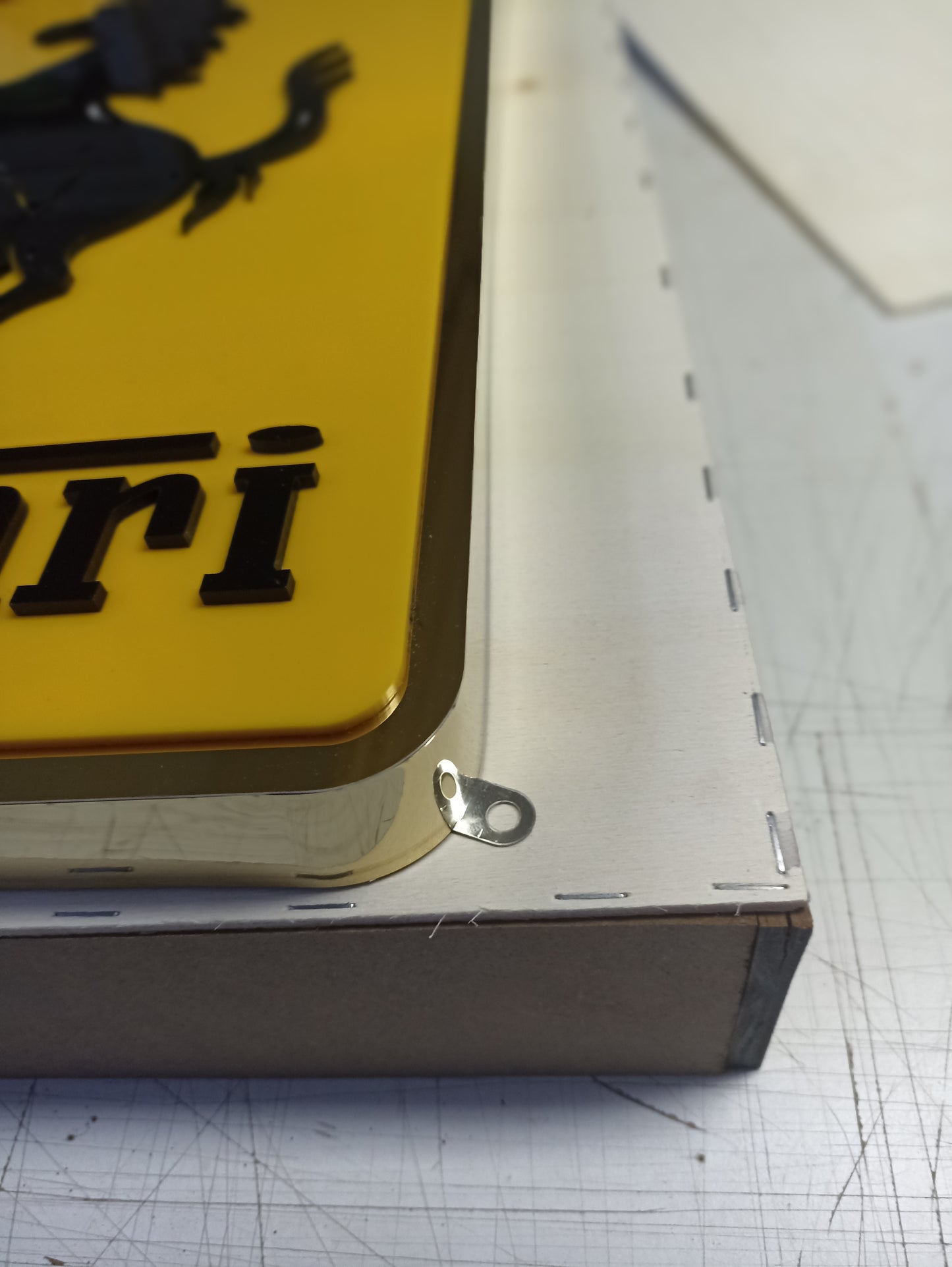 Ferrari Metal Wall Sign Decor – Ferrari Dealership Sign