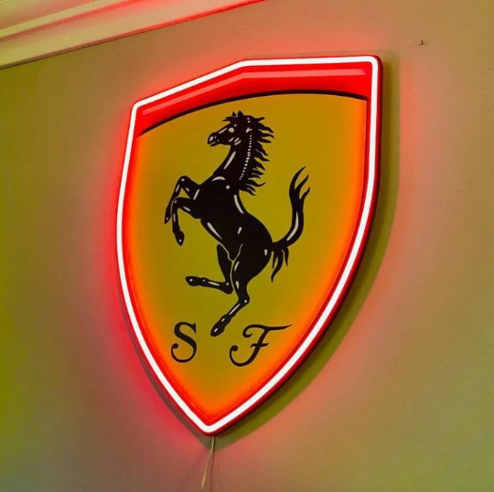 Ferrari Neon Sign 31,5 inch