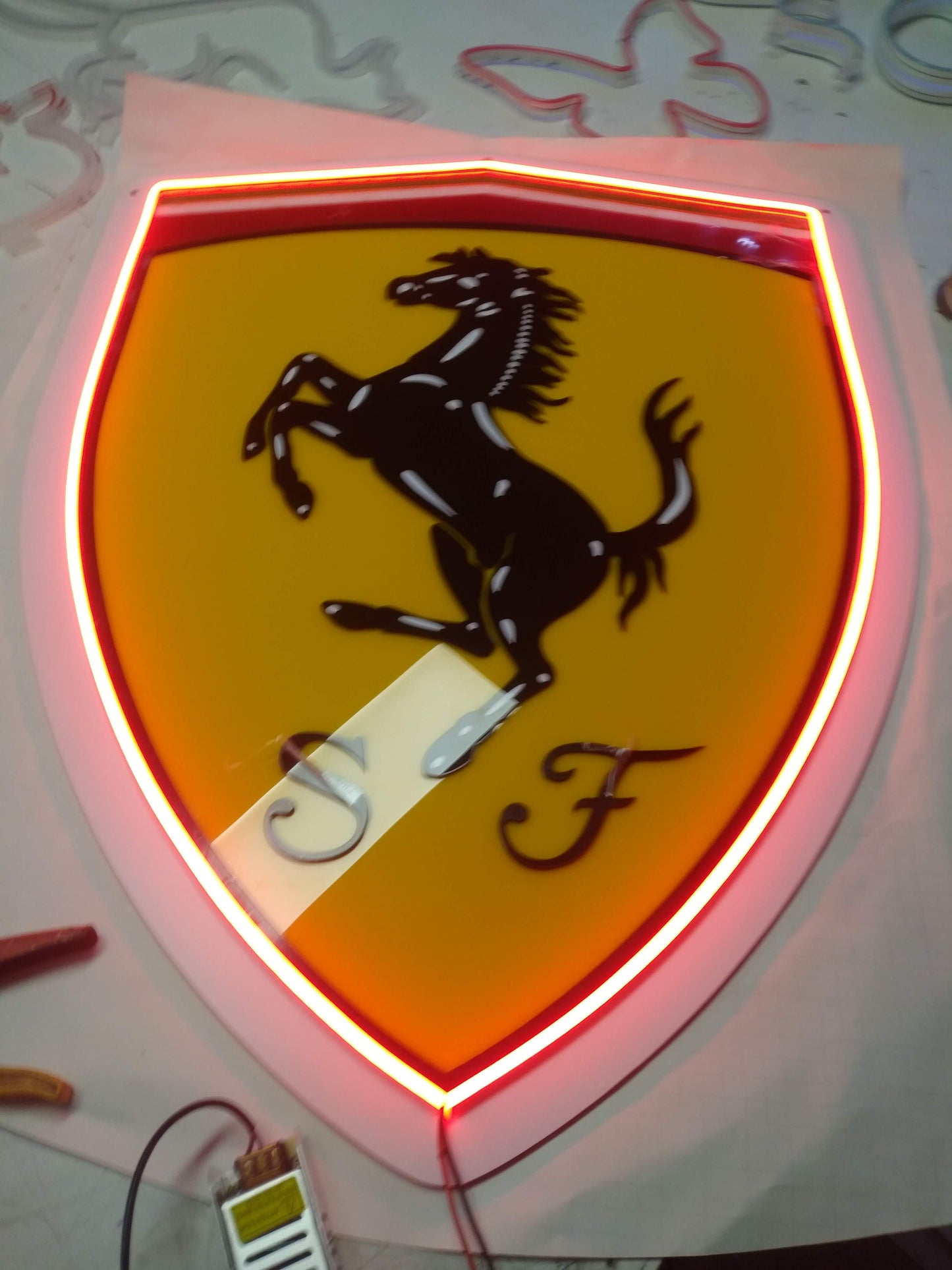 Ferrari Neon Sign 31,5 inch