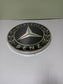 Mercedes logo metal sign, wall decor, stainless steel, durable for outdoor use, easy installation, custom garage decor